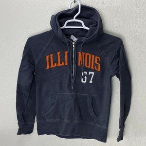 Camp David Illinois 67 Full Zip Hoodie Women’s Size Small Patches